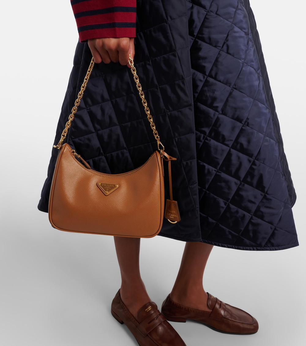 Сумка Prada Re-Edition 2005 Saffiano Leather "Caramel"