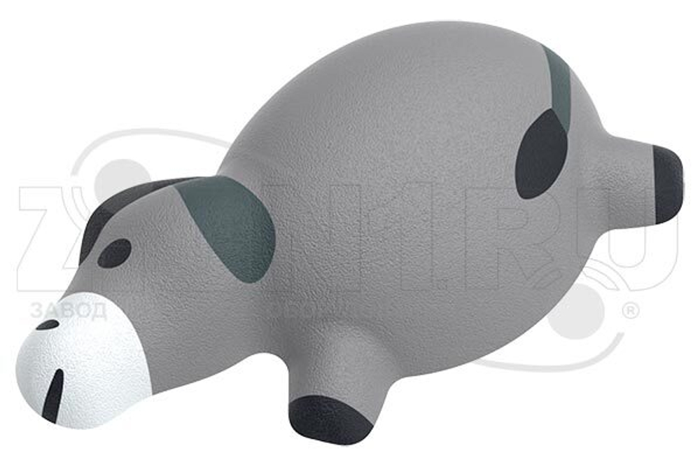 Резиновая фигура 3D Ослик для детских площадок