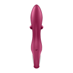 Малиновый вибратор-кролик 21,2см Satisfyer Embrace Me