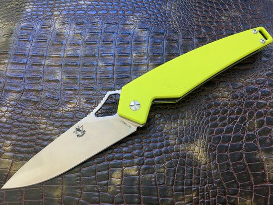 Складной нож Steelclaw Варлок 5075-2 green c клинком из стали 9Cr18MoV, рукоять G10