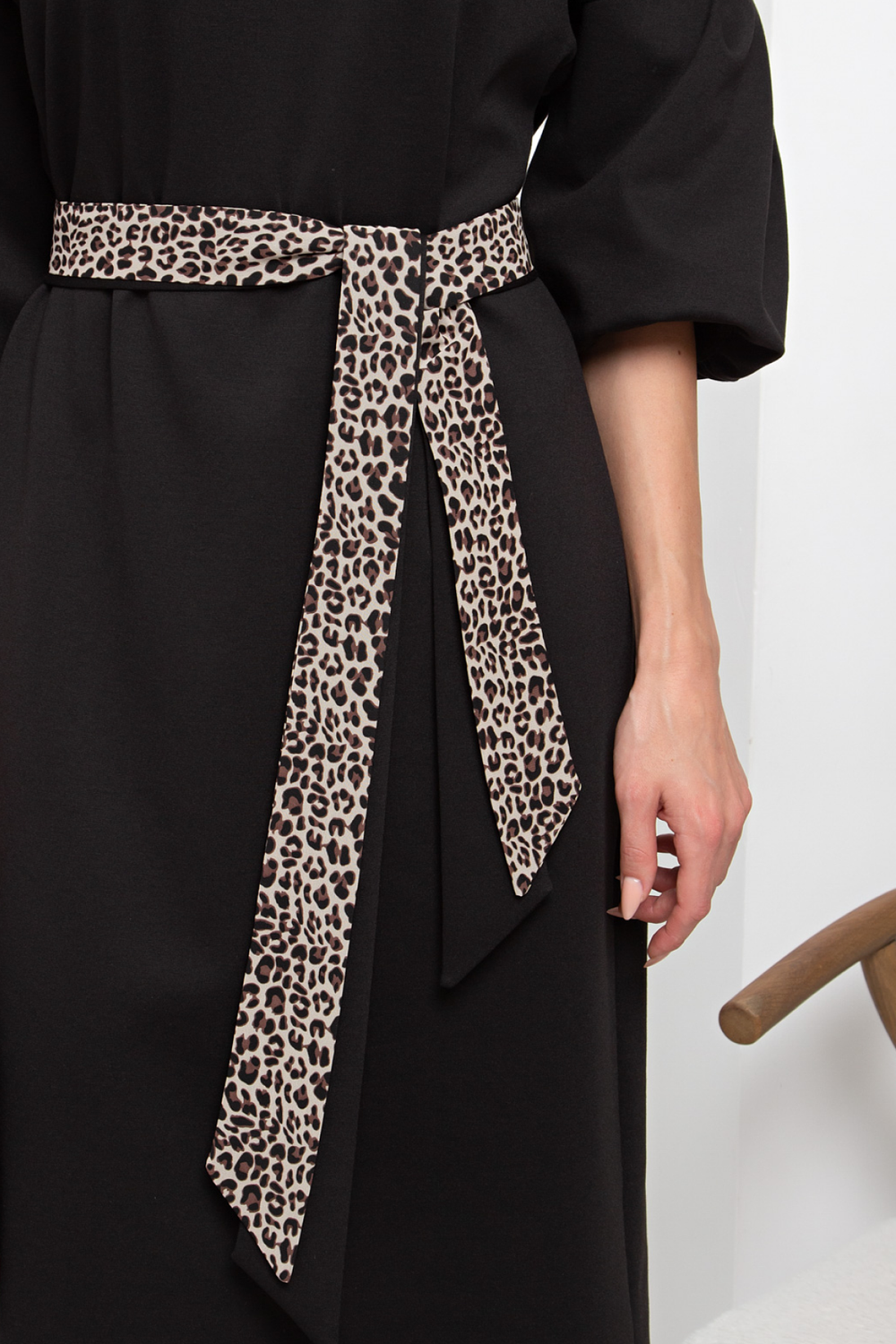 Платье Роберта №5 леопард Valentina