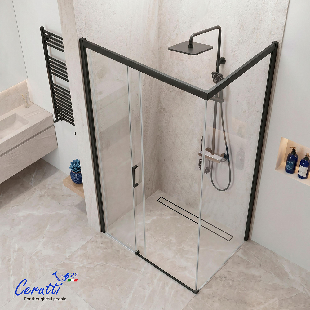 Душевое ограждение Ceruttispa ВИТО (VITO) 110B (110x80x195)