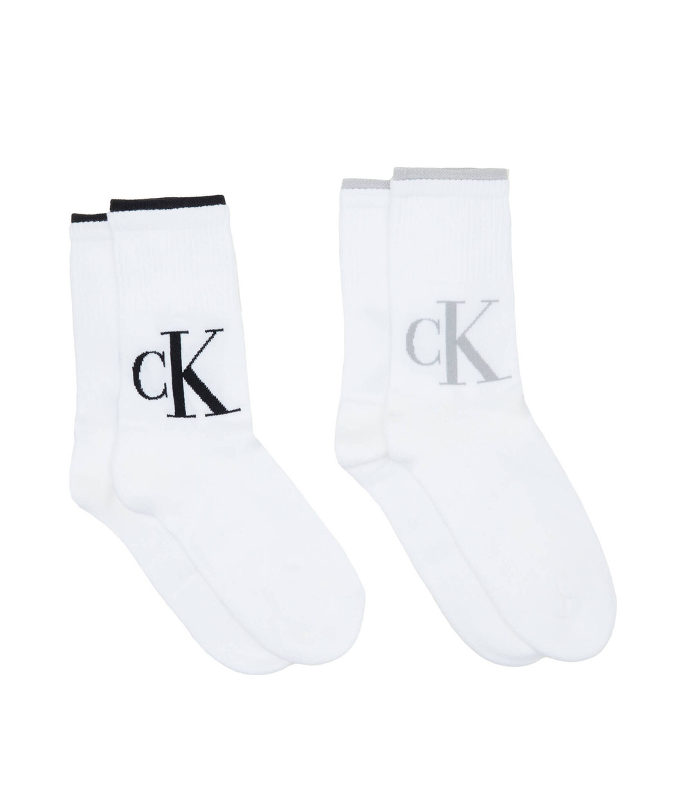 Носки 2 пары CALVIN KLEIN JEANS - белый(701226663)