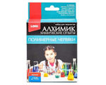 Химические опыты Полимерные червяки красный и синий (Lori)