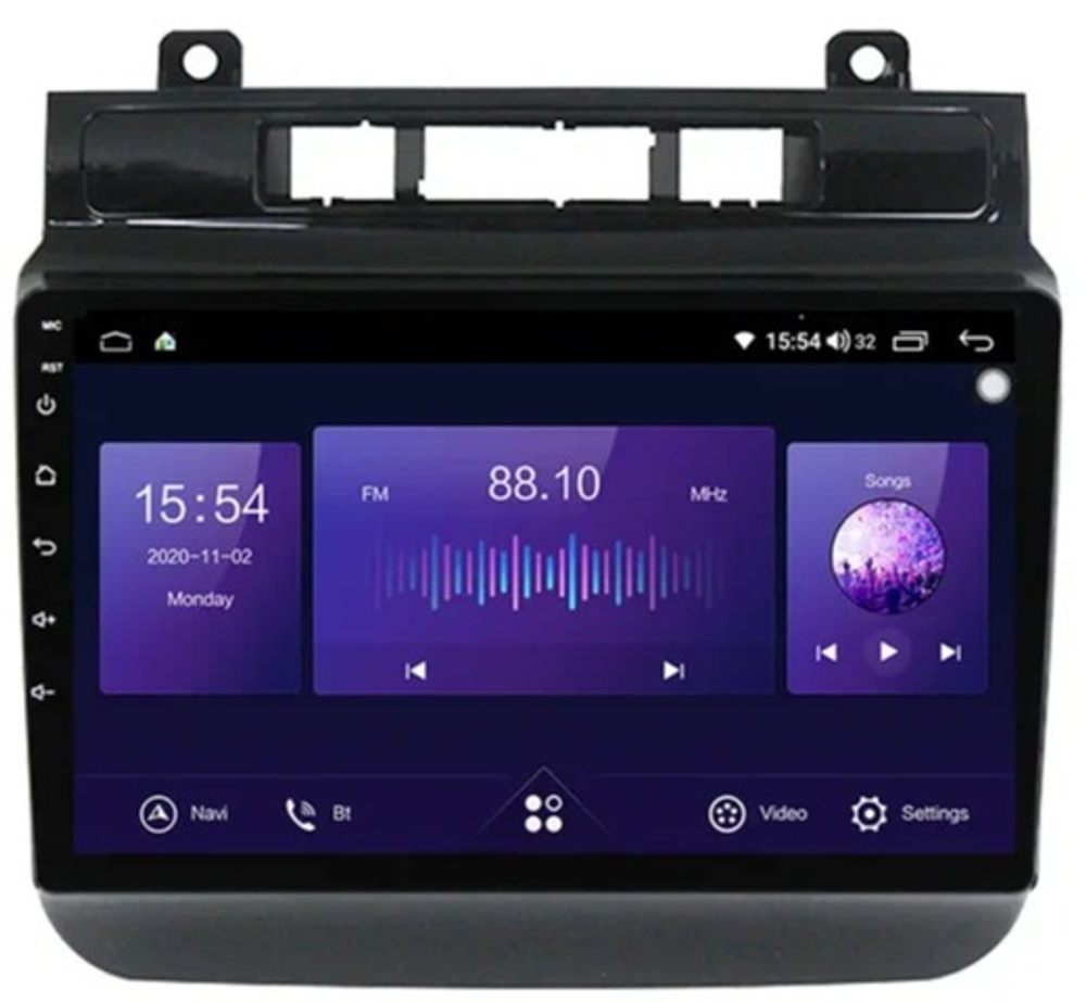 Магнитола для VW Touareg 2010-2018 (поддержка подогревов) - Carmedia MKD-F43-S10 на Android 12, 6Гб+128Гб, 4G SIM-слот, CarPlay