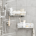 Органайзер для душа flex adhesive, белый