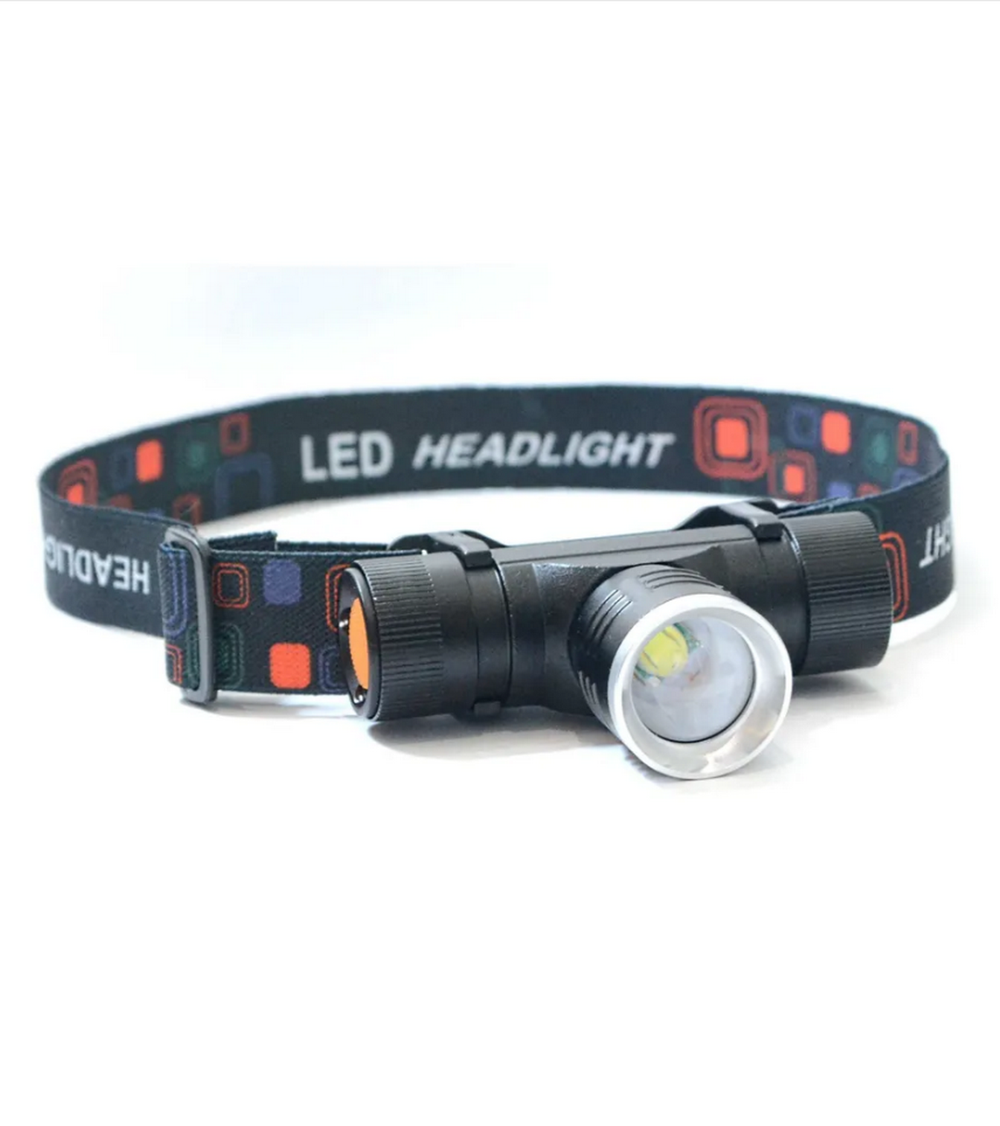 Фонарь налобный яркий "V индукция" Огонь HT-560-1