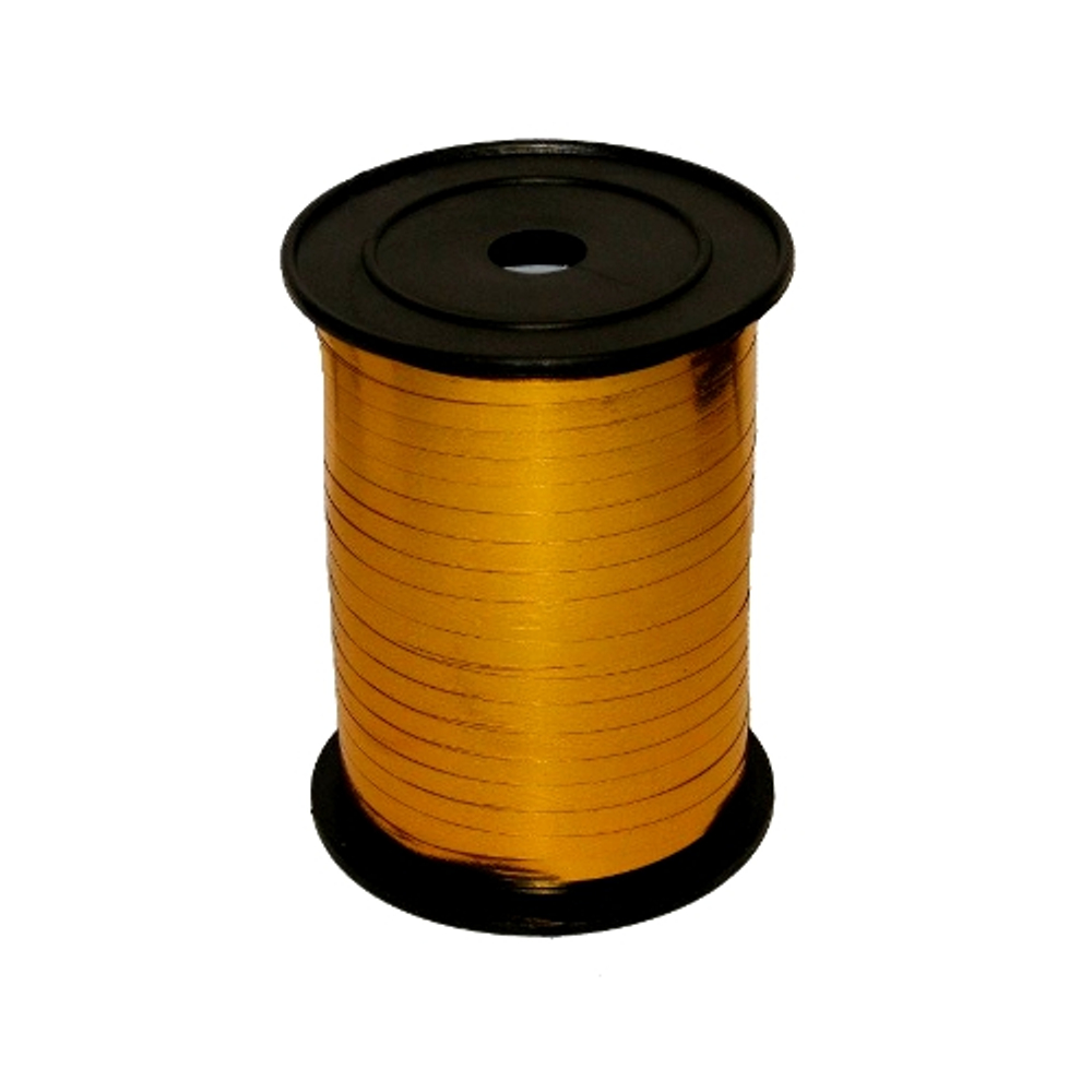 Лента полипропиленовая металлизированная 0,5 см*250 м золото