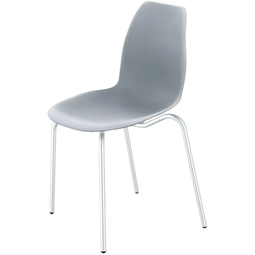 Стул обеденный SHT-ST29/S130 HD серый RALL7040/хром лак 242052