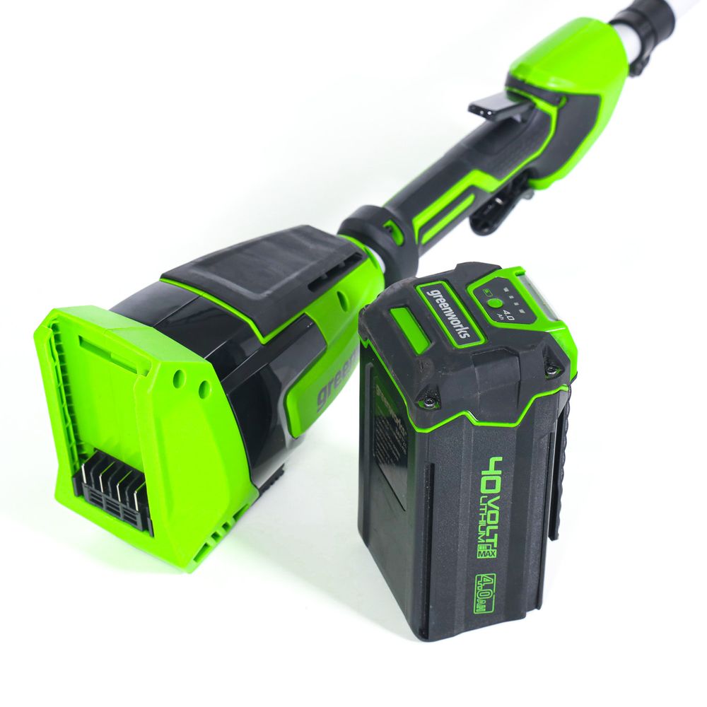 Высоторез-Кусторез аккумуляторный Greenworks G40PSH Арт. 1303907, 2 в 1, 40V, без АКБ и ЗУ