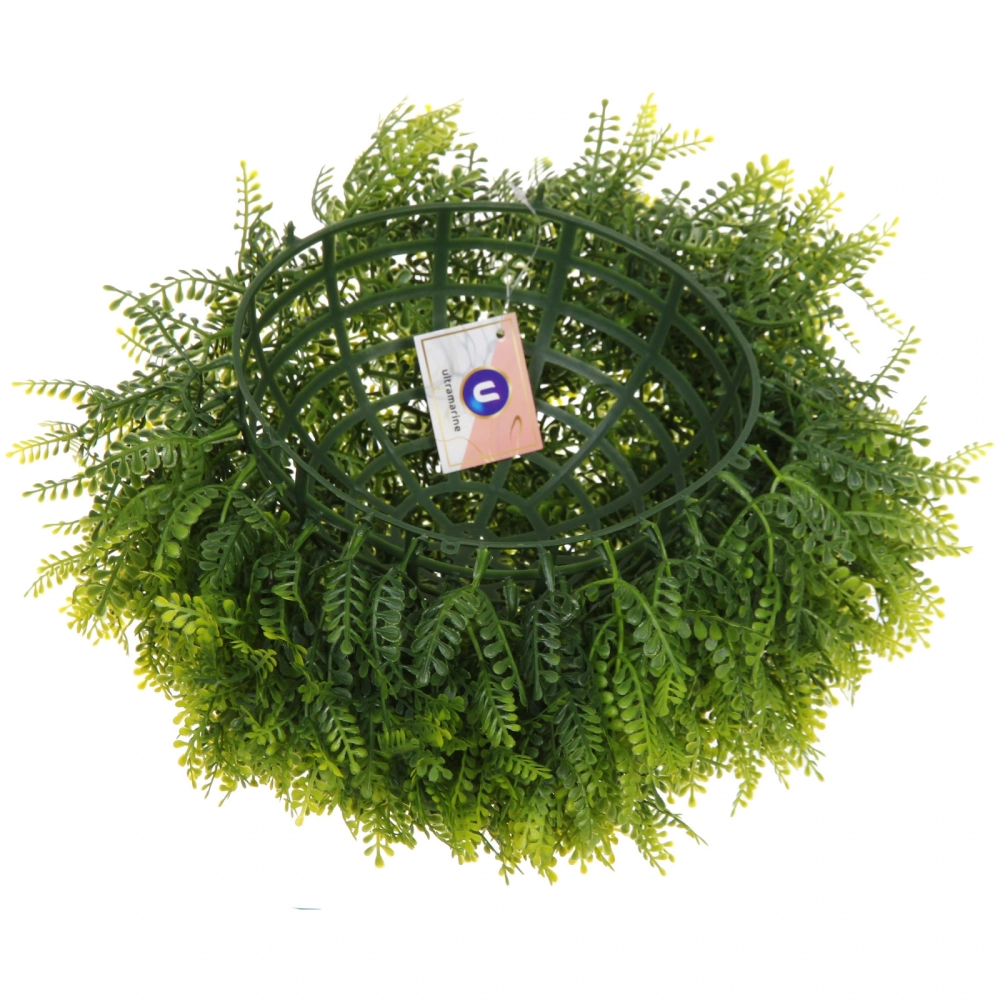 Искусственное растение шар «Самшит» высокая трава D-40см Ultramarine