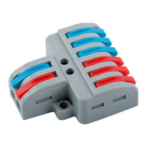 Клемма универсал монтажная разветлительная  2*6