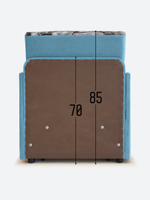 Кресло-кровать "Миник" с подлокотниками, купон Тигр