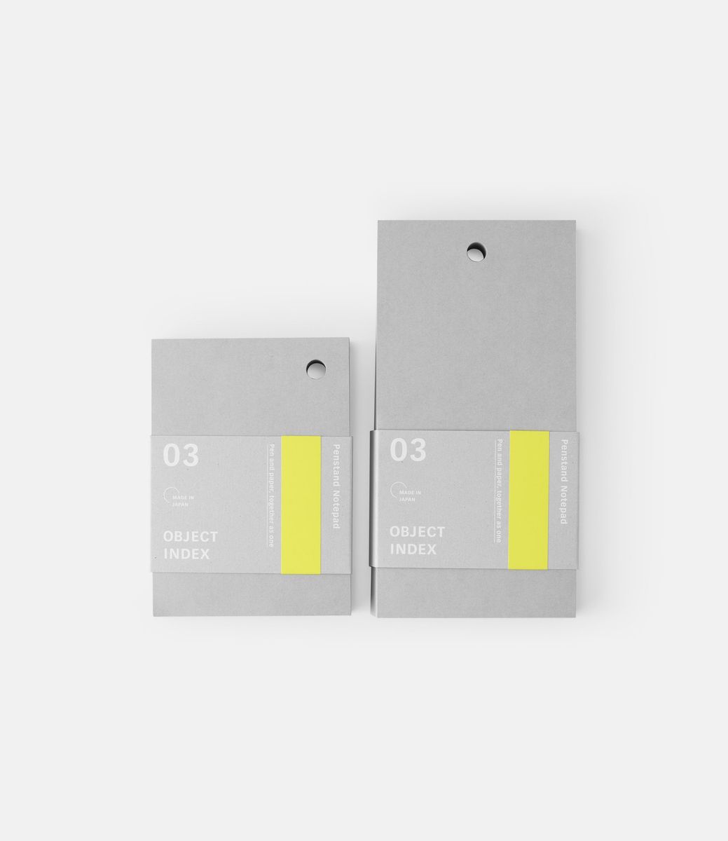 Object Index Penstand Notepad Gray — бумага для заметок
