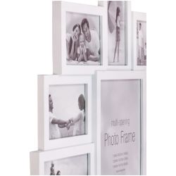 Innova PI04871 фоторамка 11 фото 1 x 20*25, 2 x 13*18, 8 x 10*15 Maggiore XXI белая, пластик | Innova