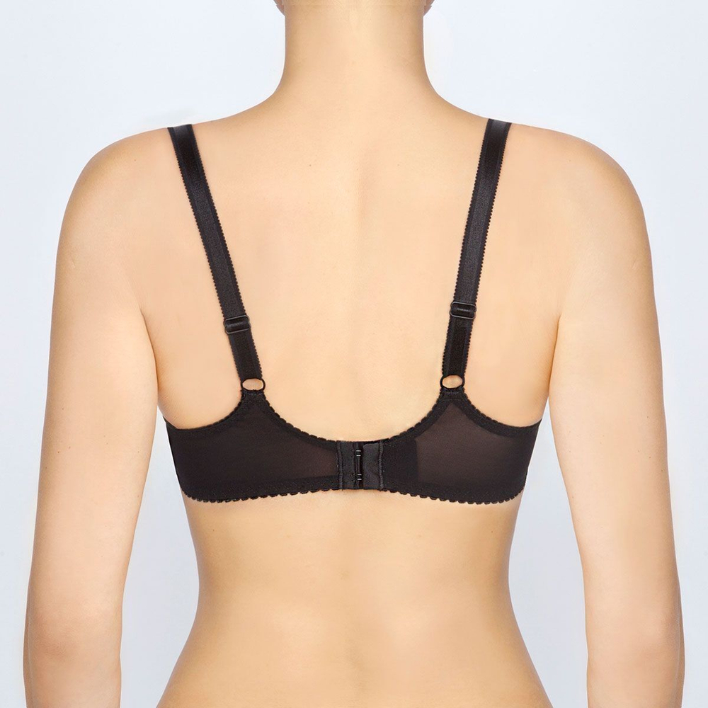 Бюстгальтер-балконет на косточках с мягкими трехразрезными чашками (Размер: 95F) (Цвет: молочный)