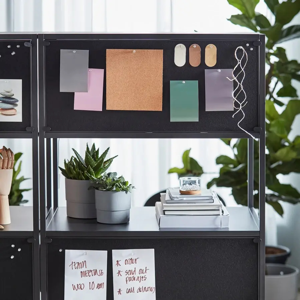 Шкаф с раздвижными дверями - IKEA TROTTEN/ТРОТТЕН ИКЕА, 180х80 см, черный