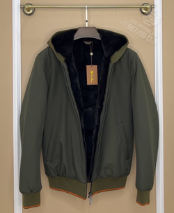 Бомбер с мехом Loro Piana