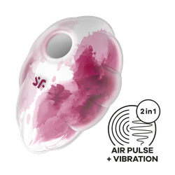 Вакуумный стимулятор клитора Satisfyer Cloud Dancer, красный