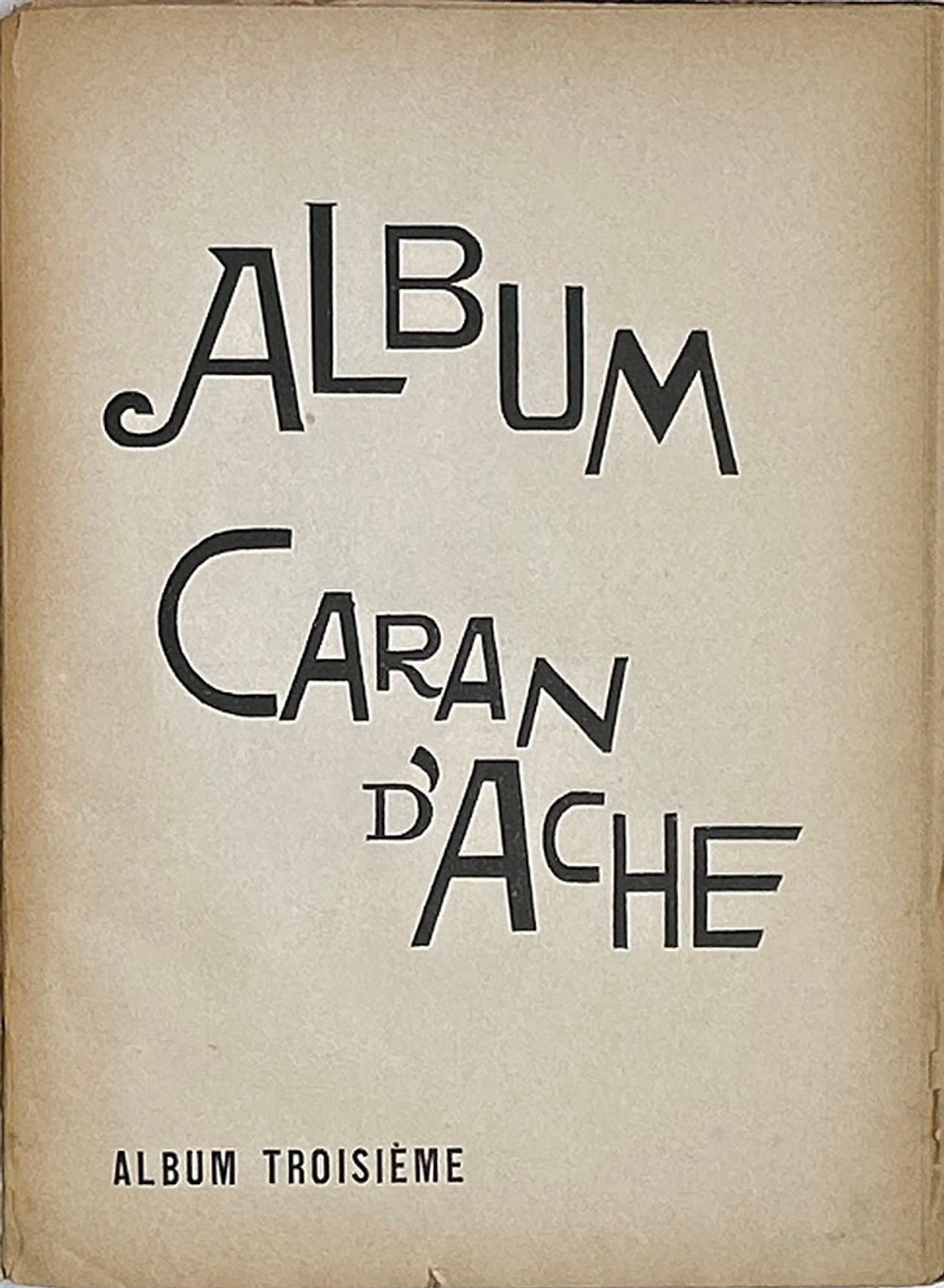 Caran d'Ache. Два альбома с карикатурами на французском языке в одном переплете – Paris: L. Baschet