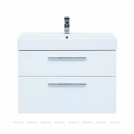 Тумба с раковиной Aquanet Nova 249920 85 белый глянец