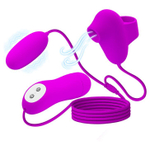 Вакуумный стимулятор клитора и виброяйцо Baile Pretty Love, 6,1 см