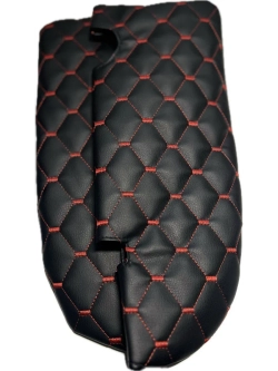 Чехлы на козырьки Лада Веста Vesta(красный Рубин)