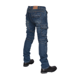 мотоджинсы MADBULL STRATUM Denim Blue