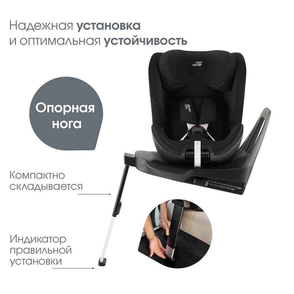 Автокресло Britax Roemer Swivel Space Black 2