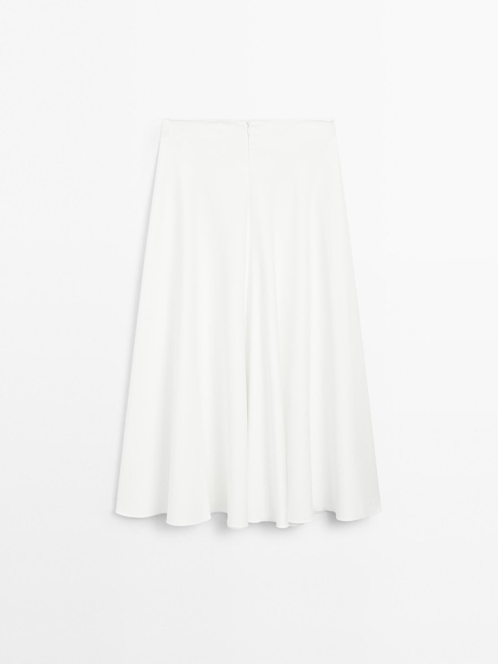 Massimo Dutti Юбка с воланами - STUDIO, белый