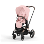 Коляска Cybex Priam IV 3 в 1 цвет Peach Pink на шасси Rosegold