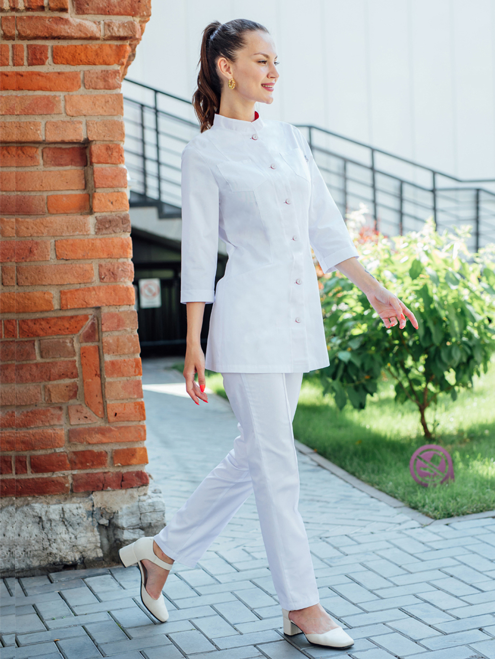 Блуза медицинская женская | Бл-319 а 3/4 клеон проф