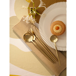 Набор столовых приборов globe, золотистые, 16 пред.