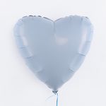 Шар 19''/48 см, Сердце, Небесный (БГ-15)