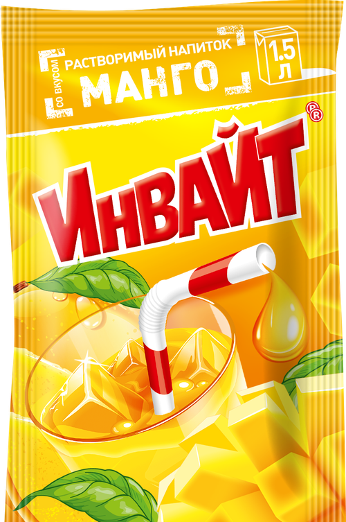 Растворимый напиток Invite манго 12гр 24шт*6бл