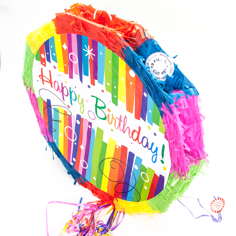Пиньята «Happy Birthday. Радуга», 42х42х9 см