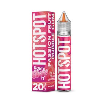 Жидкость HOTSPOT DONT Chew It Salt 2.0% Ultra 30 ml Passion Fruit Bubble Gum - Жвачка Маракуйя