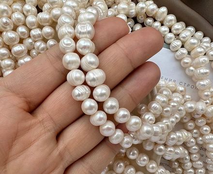 Жемчуг круглый 7-9мм, 2А