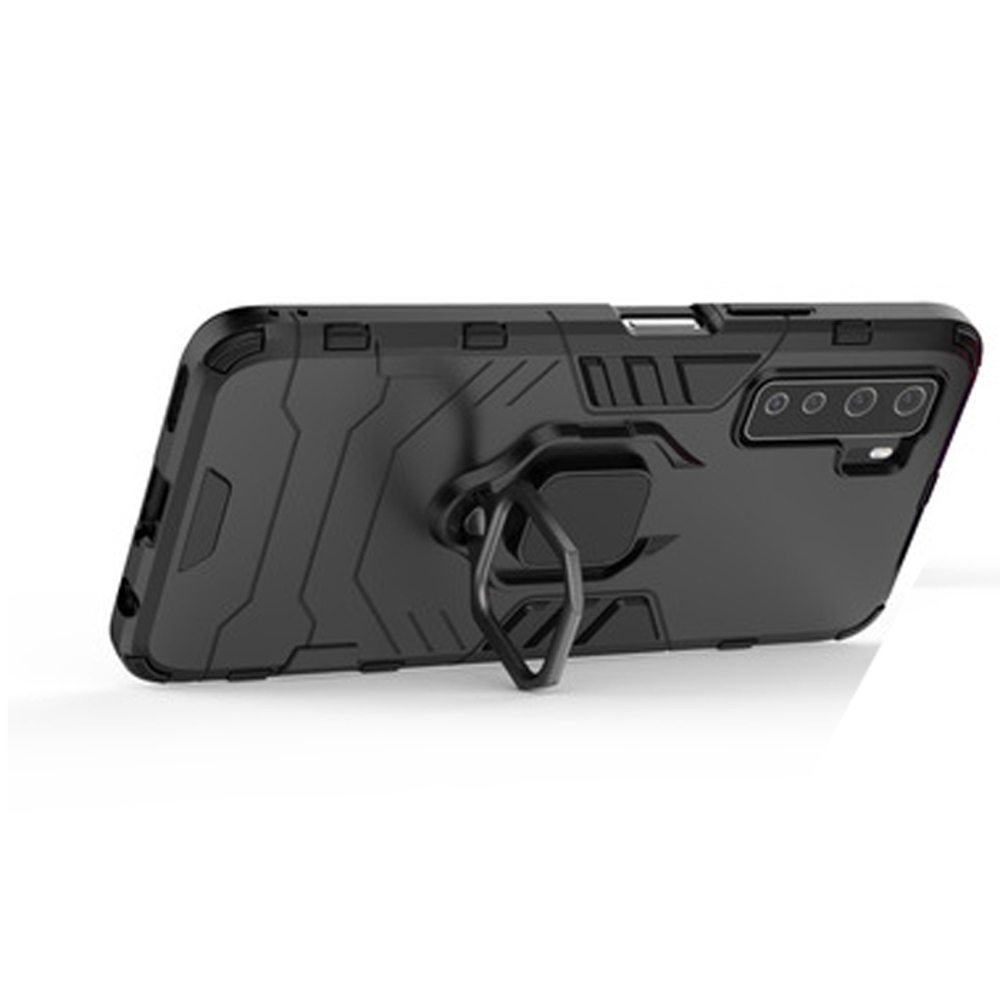 Противоударный чехол с кольцом Panther Case для Honor 30 / Huawei P40 Lite 5G / Nova 7 SE
