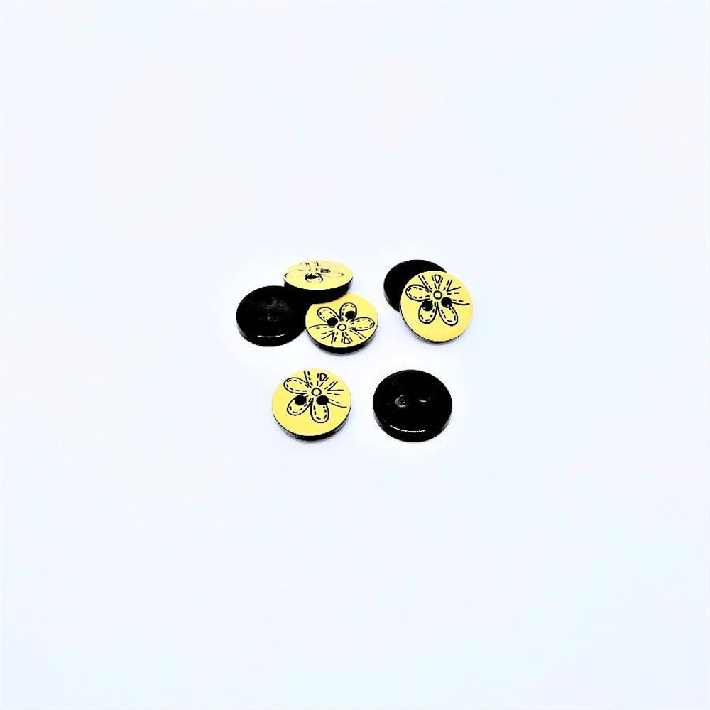 Пуговицы №14/14, 2пр., 11мм, желтый (CB M-83)