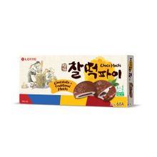 Рисовое пирожное Моти Lotte choko mochi 210 г, 3 шт