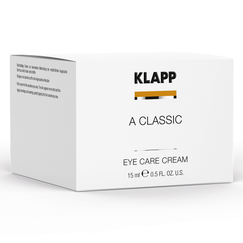 KLAPP Крем-уход для кожи для глаз - A CLASSIC Eye Care Cream, 15 мл