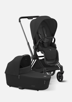 Cybex Детская коляска Priam IV Matt Black 2 в 1 цвет Sepia Black