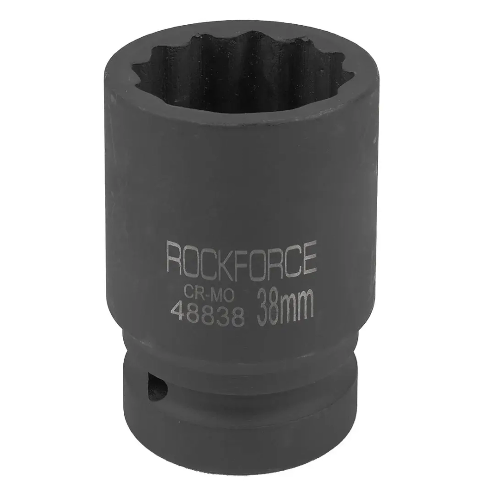 Головка ударная 1'', 38мм (12гр.) RockForce RF-48838