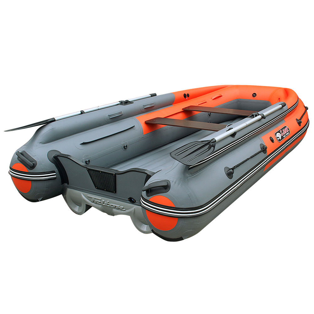 Лодка ПВХ Angler Reef Тритон S-Max 400FiND с интегрированным фальшбортом -