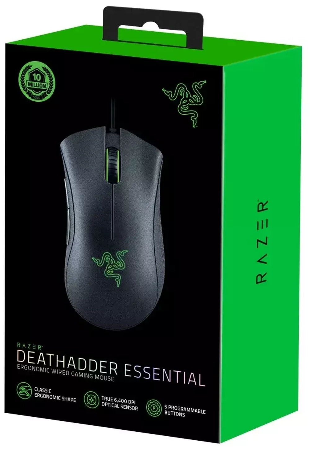 Игровая мышь Razer DeathAdder Essential USB, Черный
