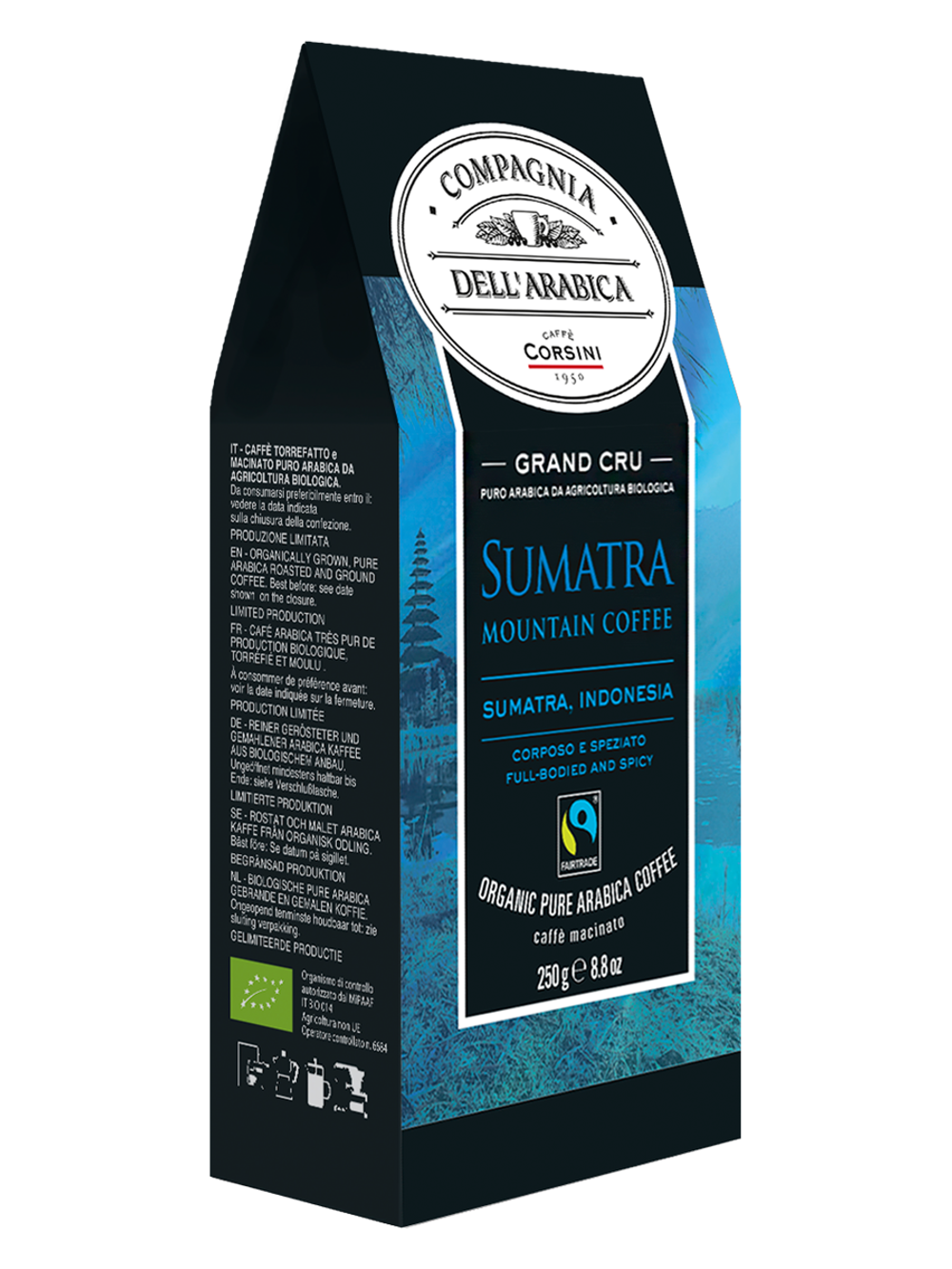 Кофе молотый Grand Cru Gayo Mountain (Sumatra Indonesia), 250 гр.