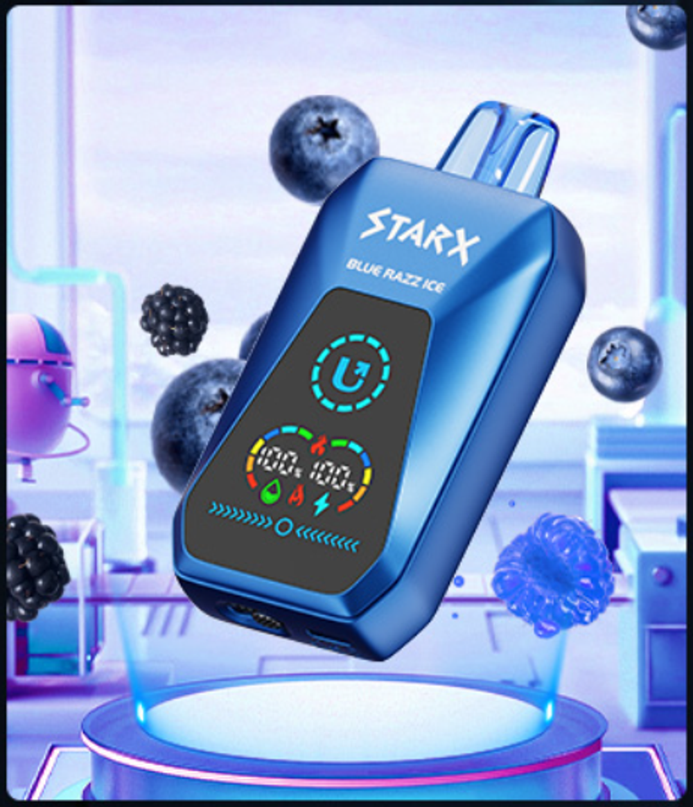Upends StarX Черника малина лимонад (Блю раз) 20000 затяжек 20мг (2%)
