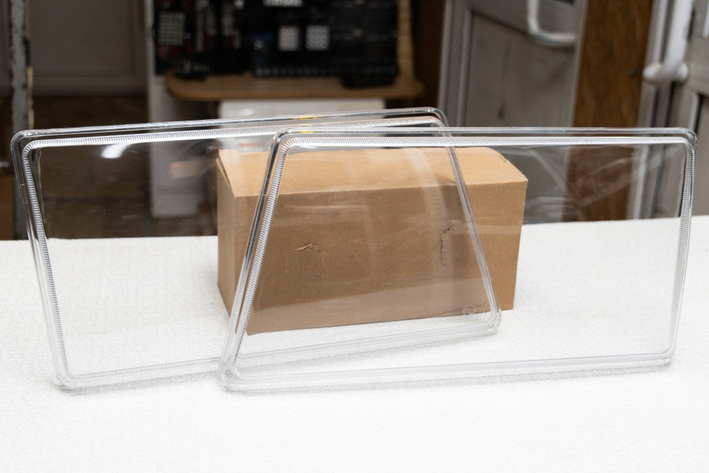 Орг. стекло фары ВАЗ 2109 Прозрачное (пара)