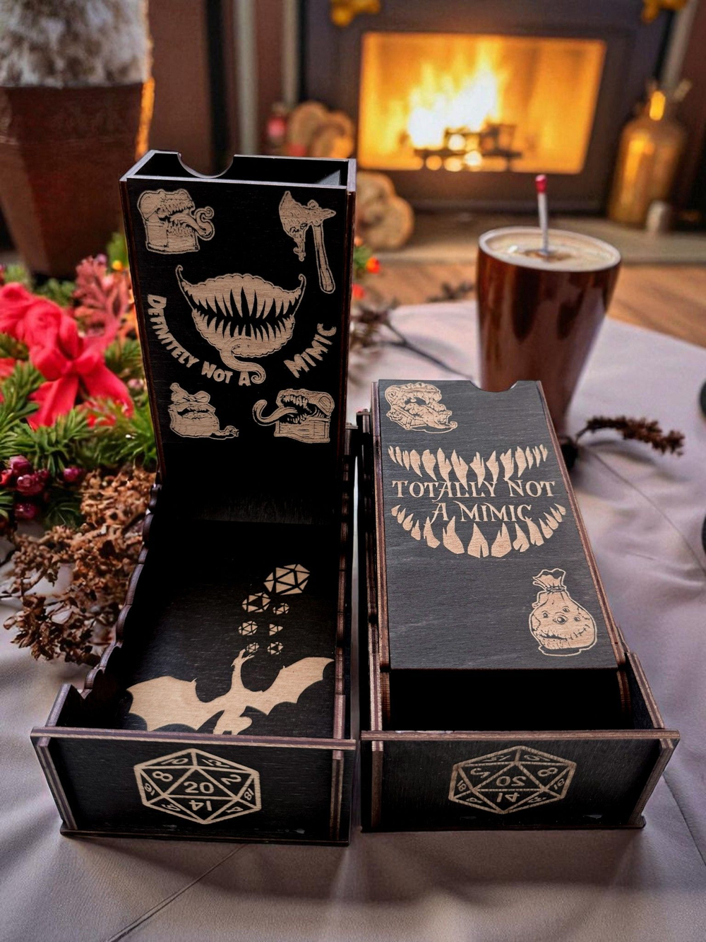 Dice Tower «Точно не мимик» — дерево